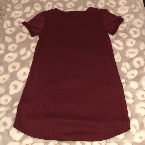 Burgundy Charlotte Russe dress. Size small. - Picture 3 of 3